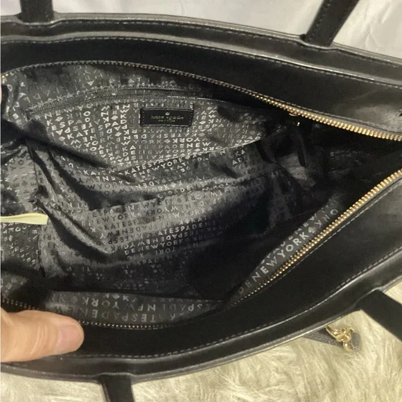 Kate Spade Run Wild Leopard Hayden Satchel Shoulder Bag Animal Calfhair Sides - Picture 8 of 10